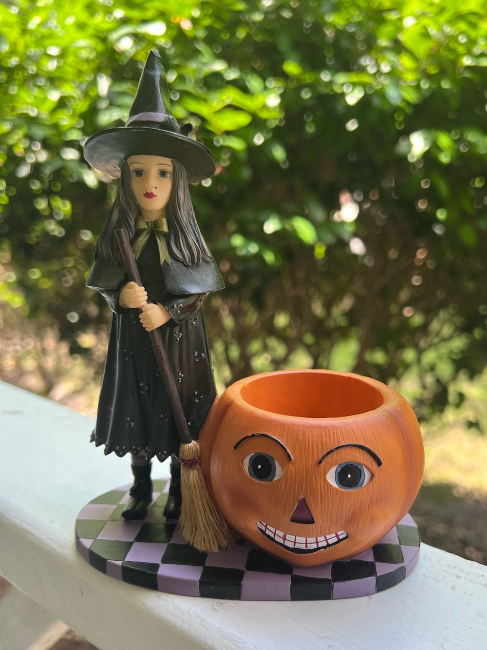 Heather Hykes “A Sleepy Hollow Halloween” Tea Light Candle Holder